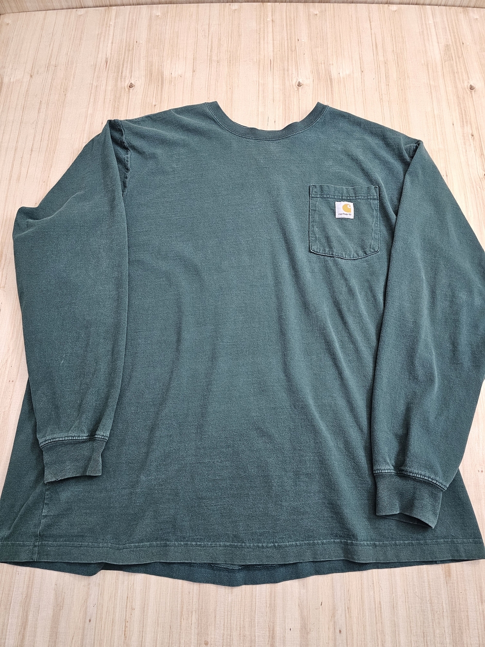 Carhartt Men's Dark Green 2XX Long Sleeve Pocket Tee
